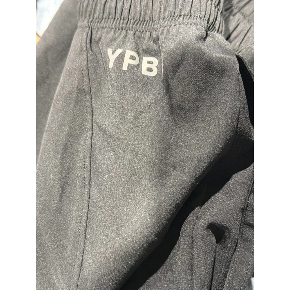 Abercrombie YPB Joggers Women XXS Black Cargo High Waist Athletic Pants EUC